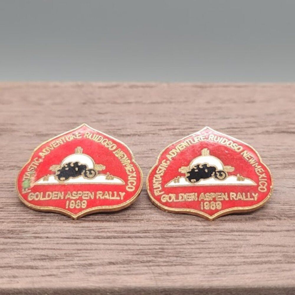 VINTAGE Golden Aspen Rally 1989 Pins